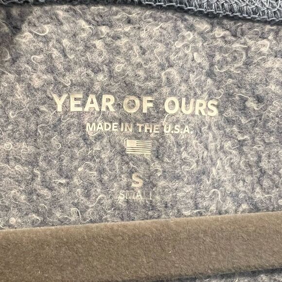 Anthropologie Year Of Ours Women's Blue Sweatshirt Soft & Cozy Size Small NWT - Picture 6 of 14